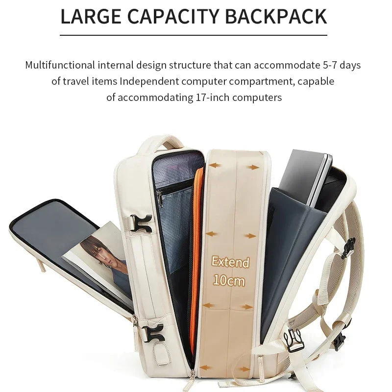 Ultimate Travel Backpack Beige